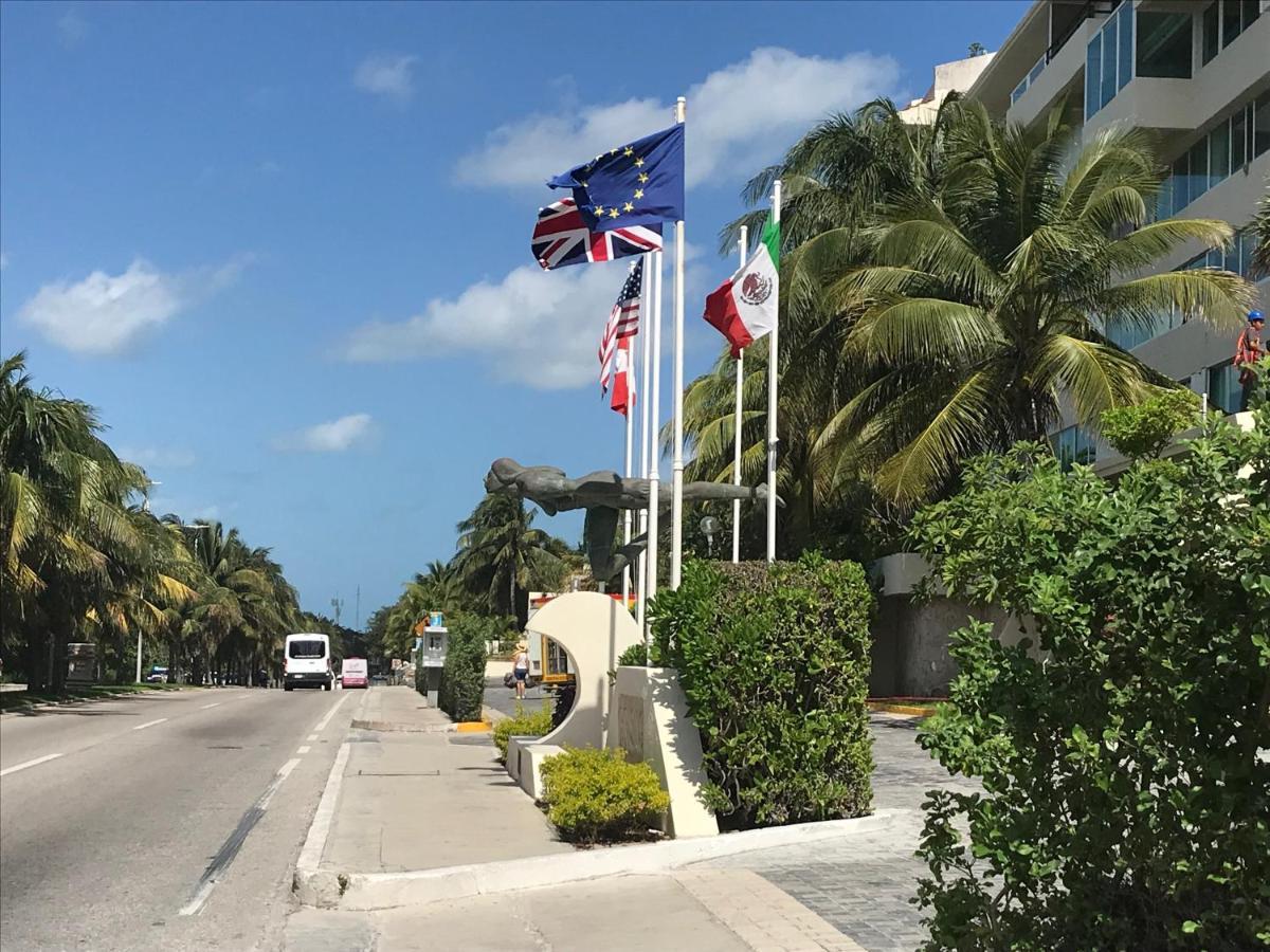 01 Ocean View Terrace cozy 1 bdrm apartment Beach Front Brisas Cancun Zona Hotelera Zewnętrze zdjęcie