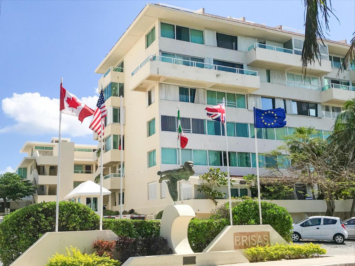 01 Ocean View Terrace cozy 1 bdrm apartment Beach Front Brisas Cancun Zona Hotelera Zewnętrze zdjęcie
