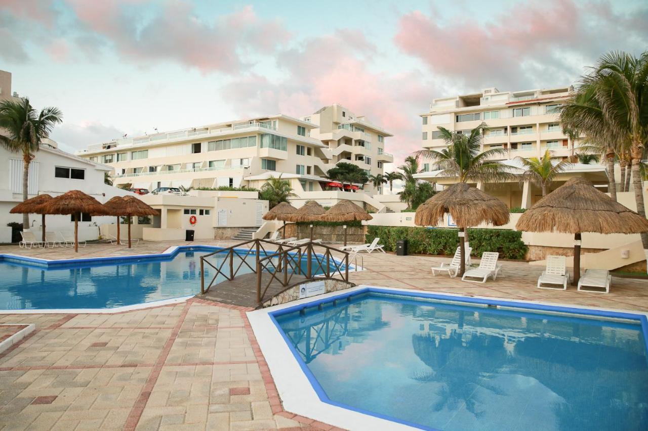 01 Ocean View Terrace cozy 1 bdrm apartment Beach Front Brisas Cancun Zona Hotelera Zewnętrze zdjęcie